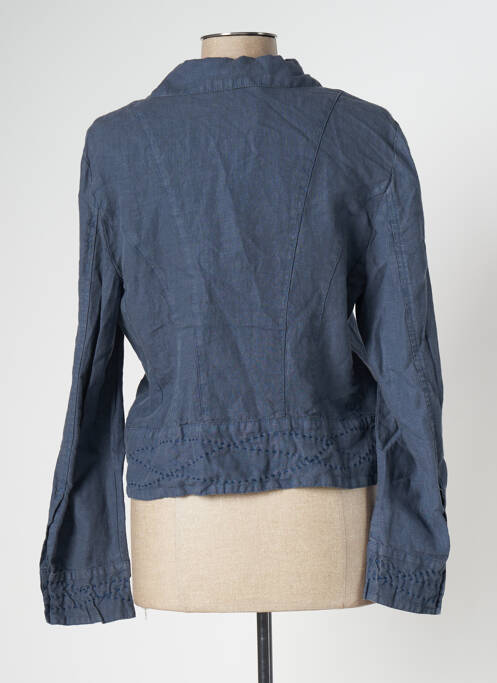 Veste casual coupe droite bleu LE PHARE DE LA BALEINE femme
