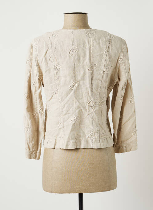 Veste casual beige POUSSIERE D'ETOLE femme