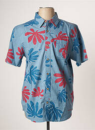 Chemise manches courtes imprimé fantaisie bleu VANS homme