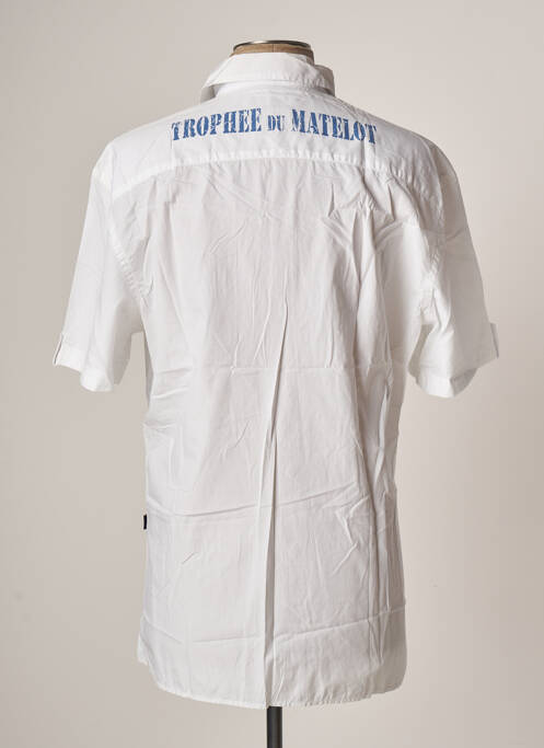 Chemise manches courtes blanc TROPHEE DU MATELOT pour homme