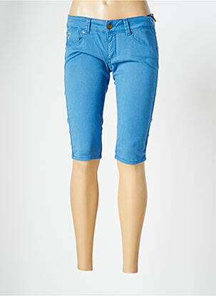 Corsaire stretch taille basse bleu LOIS femme