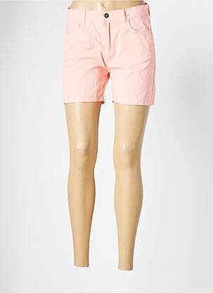 Short fermeture zippée sous rabat boutonné taille normale rose IMPAQT femme