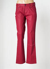 Pantalon slim rouge TBS pour femme seconde vue