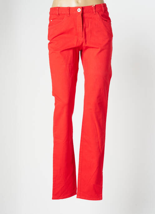 Pantalon slim taille élastique taille normale orange MAT DE MISAINE femme