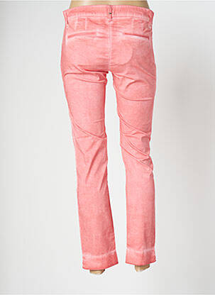 Pantalon 7/8 stretch taille normale rose LUNATISME femme