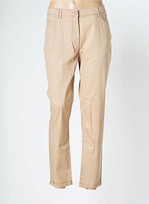 Pantalon 7/8 beige FLEUR DE SEL pour femme