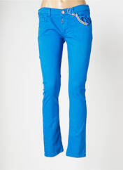 Pantalon droit bleu JN-JOY pour fille seconde vue