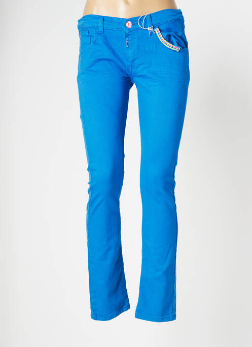 Pantalon droit bleu JN-JOY pour fille