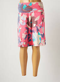 Jupe mi-longue coupe évasée rose WEIRD FISH femme