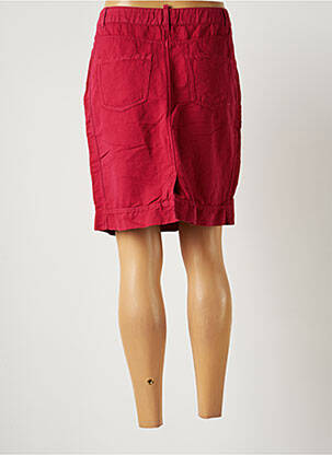 Jupe courte poches rose TERRE & MER femme