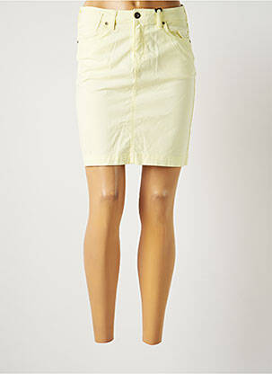 Jupe courte poches jaune IMPAQT femme