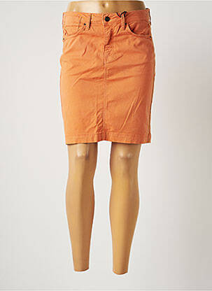 Jupe courte orange IMPAQT pour femme