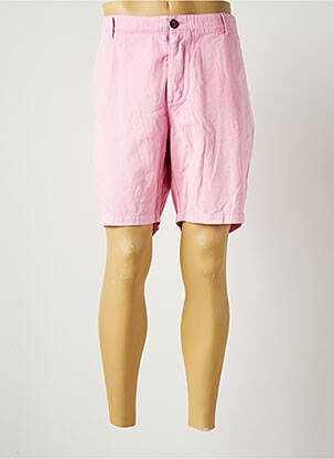 Bermuda coupe droite taille normale rose JN-JOY homme