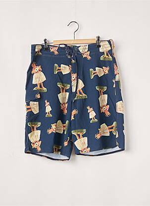Short de bain imprimé fantaisie bleu VANS homme