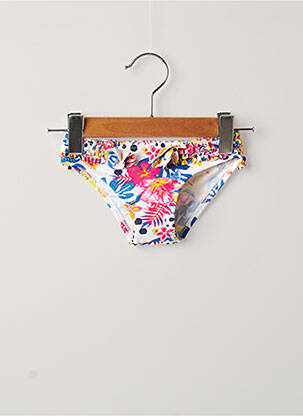 Bas de maillot de bain imprimé fleurs blanc WEEK END A LA MER fille