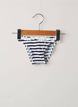 Bas de maillot de bain stretch bleu WEEK END A LA MER fille