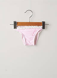 Bas de maillot de bain stretch rose WEEK END A LA MER fille