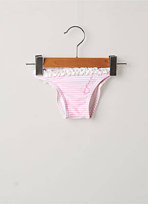 Bas de maillot de bain stretch rose WEEK END A LA MER fille
