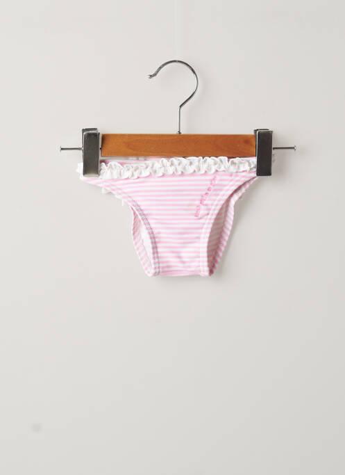 Bas de maillot de bain stretch rose WEEK END A LA MER fille