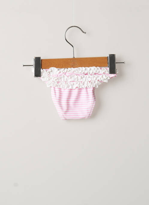Bas de maillot de bain stretch rose WEEK END A LA MER fille