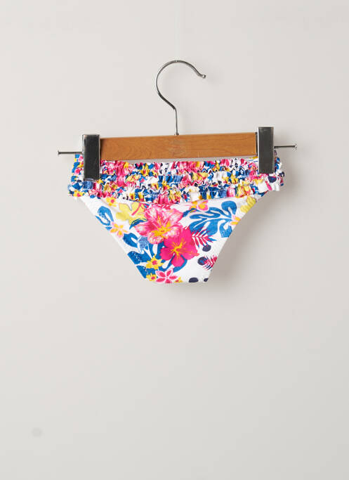 Bas de maillot de bain blanc WEEK END A LA MER pour fille