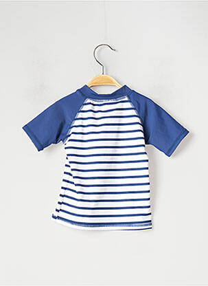Haut de maillot de bain stretch bleu WEEK END A LA MER fille