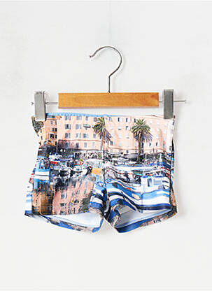 Short de bain stretch bleu WEEK END A LA MER garcon