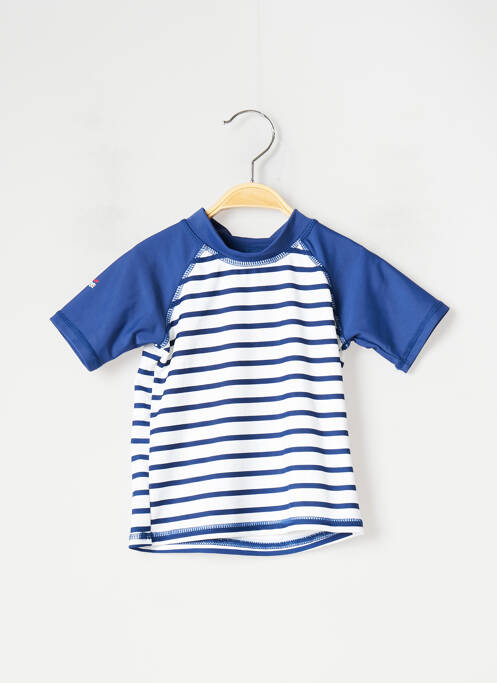Haut de maillot de bain stretch bleu WEEK END A LA MER fille