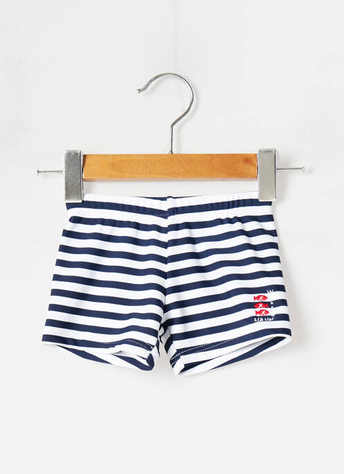 Short de bain stretch bleu WEEK END A LA MER garcon
