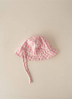 Chapeau rose WEEK END A LA MER pour fille