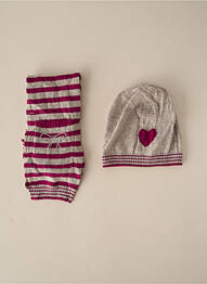 Bonnet maille fine gris NAF NAF fille