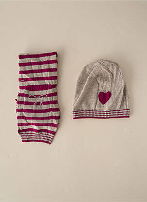 Bonnet maille fine gris NAF NAF fille