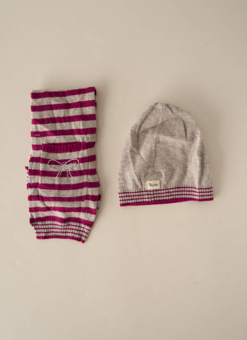 Bonnet gris NAF NAF pour fille