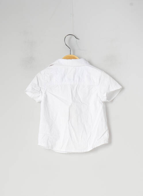 Chemise manches courtes blanc WEEK END A LA MER pour garçon