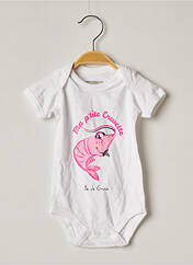 Body lingerie blanc AVOMARKS pour fille seconde vue