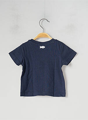 T-shirt stretch manches courtes bleu WEEK END A LA MER garcon