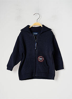 Gilet manches longues bleu TRÉSORS DES OCÉANS pour garçon