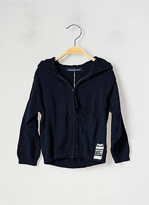 Gilet manches longues bleu WEEK END A LA MER pour garçon