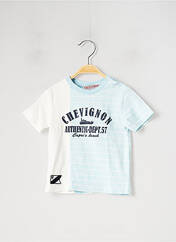 T-shirt bleu CHEVIGNON pour garçon seconde vue