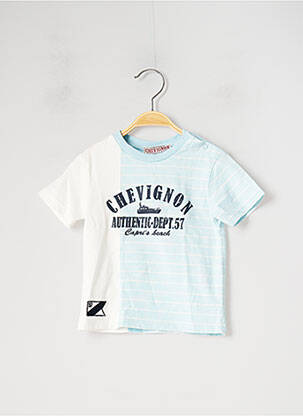 T-shirt bleu CHEVIGNON pour garçon