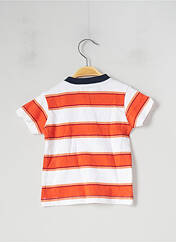 T-shirt orange WEEK END A LA MER pour garçon seconde vue