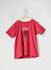 T-shirt rouge LE PHARE DE LA BALEINE pour garçon seconde vue