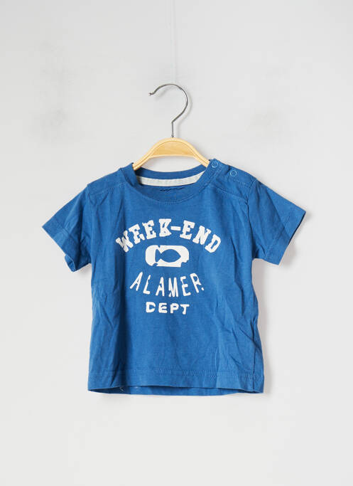 T-shirt bleu WEEK END A LA MER pour garçon