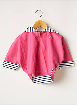 Imperméable rose WEEK END A LA MER pour fille