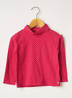 Sous-pull rose WEEK END A LA MER pour fille