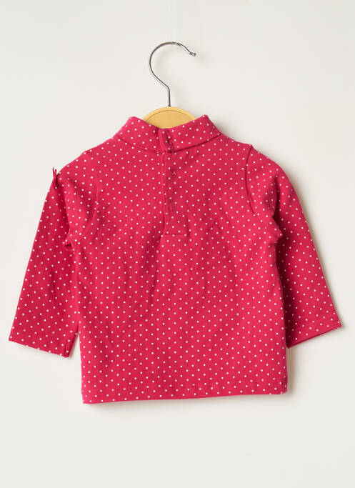 Sous-pull rose WEEK END A LA MER pour fille