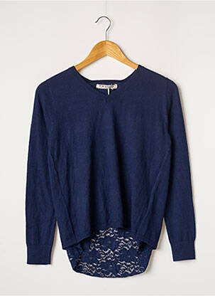 Pull bleu PM LOVING pour fille