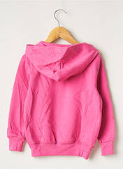 Sweat-shirt à capuche rose AVOMARKS pour fille seconde vue
