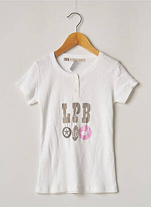 T-shirt blanc LE PHARE DE LA BALEINE pour fille
