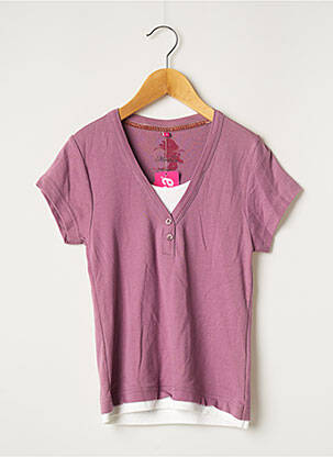 T-shirt violet MONDACA pour fille